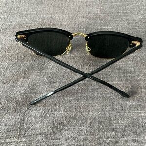 Stylish Black and Gold Sunglasses